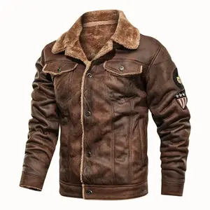 Leather Military Bomber Motorcycle Jackets