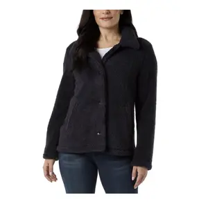 32 Degrees Heat Women's Cozy Fleece Button Front Jacket