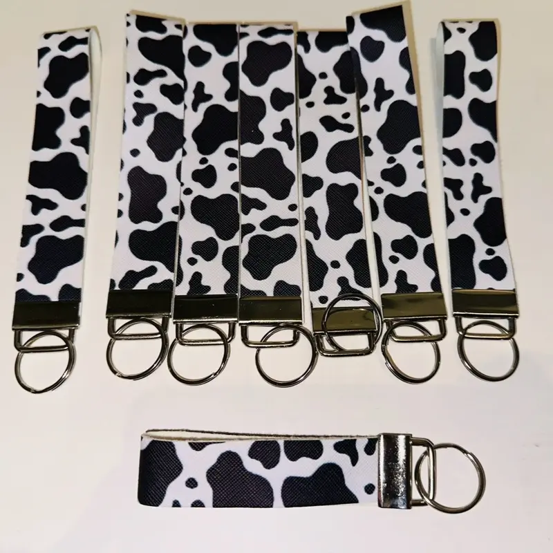 Lanyard Keychain cow print