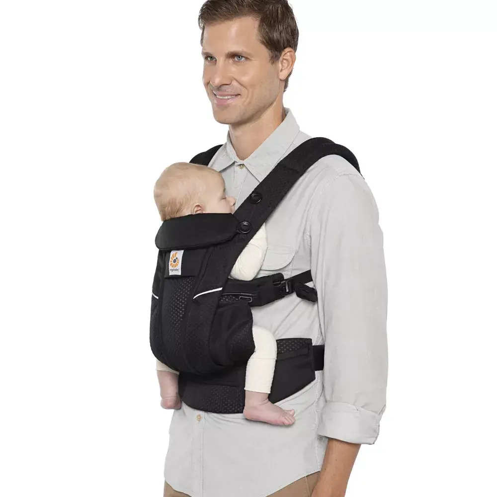 Ergobaby Omni Breeze All-in-1 Baby Carrier - Onyx Black, Ergonomic Carrier, Hip Baby Carriers Ergobaby Omni Breeze All-in-1 Baby Carrier - Onyx Black, Ergonomic Carrier, Hip Baby Carriers