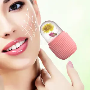 Ice Mold for Face and Eyes - Reusable Silicone Beauty Tool for Natural Skin Conditioning, Eye Bag Reduction, and Migraine Relief Skincare Facial Gift Ice Roller Mint Pore Comfort Cleansing