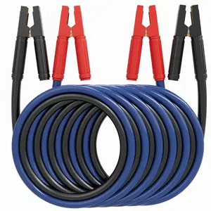 Heavy Duty Jumper Cables, 0 Gauge 30  1000AMP, Automotive Booster Cables for 12V & 24V , Jump Starter for  or Weak , Suitable for 8L Gas & 6L Diesel, Includes Carry Bag