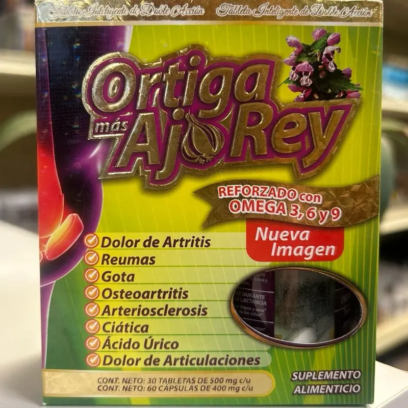 Ortiga más ajo rey