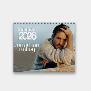 The Sexiest Alive Man Jonathan Bailey Calendar 2026 ,Yearly Planner | Gift for Fan Calendar