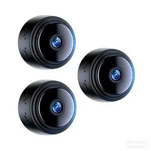 3-Pack 2026 New A9 Wireless Security Cameras, 1080P HD Indoor/Outdoor Camera with Night Vision, Motion Detection, Remote Viewing, Portable Camera for Pet, Baby & Nanny Surveillance
