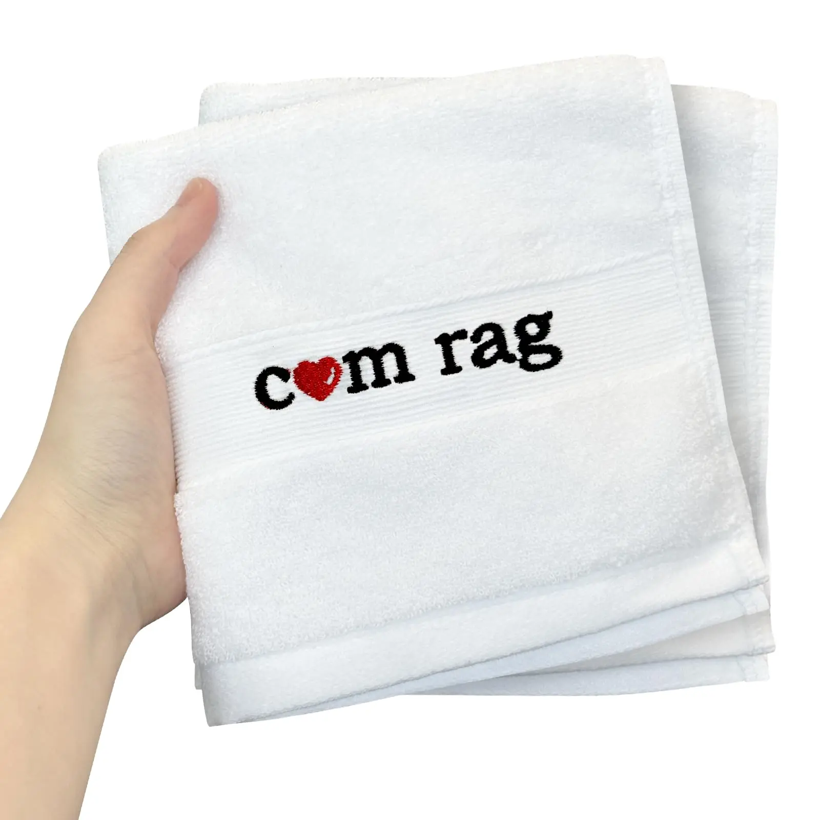 2-Piece Couple Bath Towels - Absorbent Decorative Bathroom Accessory, Funny Romantic Gifts for Boyfriend, Ideal for Birthday Valentines Day, Decorative Towels