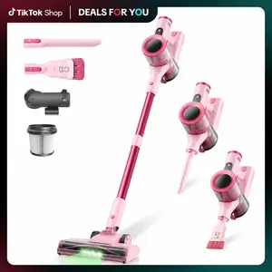 [DealsForYouDays] S2 Cordless Vacuum Cleaner, 350W Brushless Motor for Powerful Suction, 55-Min Runtime, 8-in-1 Self-Standing Stick SummerWins with Green LED, Anti-Tangle Rechargeable Vacuum for Floors, Carpets, Tiles, Pet Hair & Car