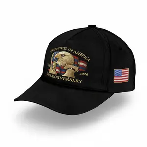 USA 250 Black Official Print Liberty Edition Hat