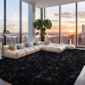 Area Rugs for Living Room Fluffy Shaggy Rug Soft Carpets Big Rugs for Bedroom Dorm Home Decor Aesthetic Halloween Christmas Decorations and Gifts Pink Ultra-Soft Comfortable Anti-Slip Reusable Backing #Summervibes