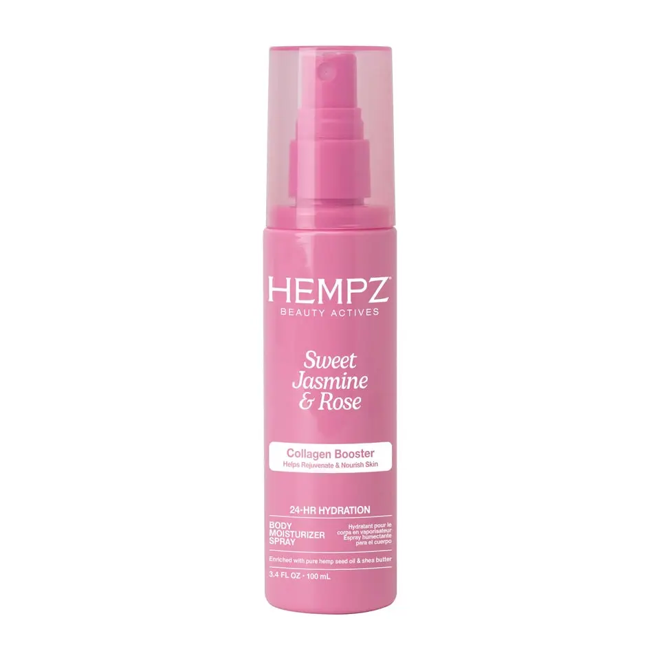 Beauty Actives Sweet Jasmine & Rose Moisturizing Body Fragrance Spray with Collagen Booster