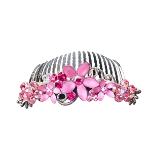 Ophelia Crystal Flower Hair Comb