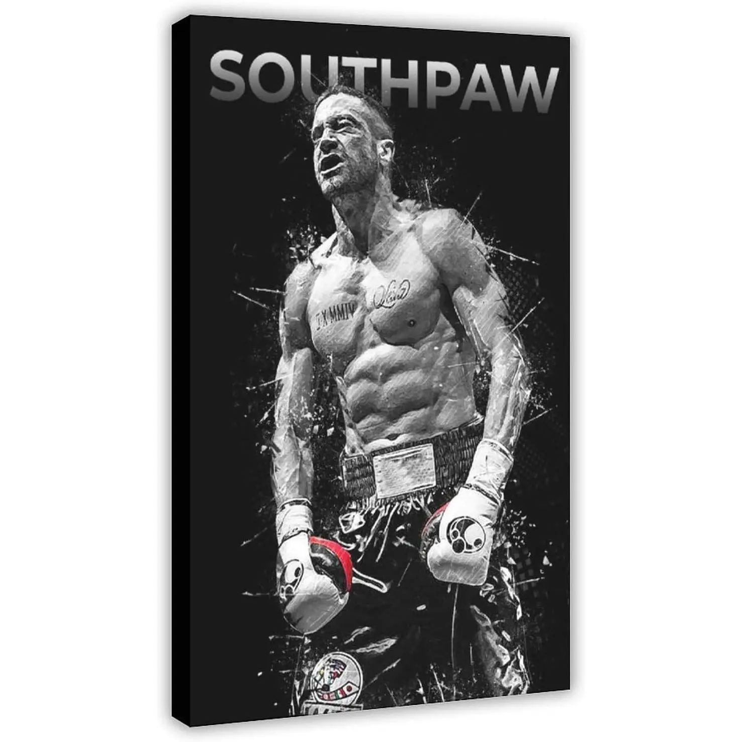Southpaw Boxing Canvas Print - Home Wall Decoration Painting for Bedroom, Office, Gift (Home Supplies Decor), Artistic