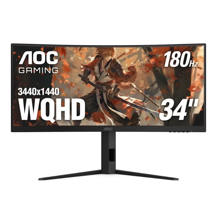 New AOC 34" UltraWide Curved Gaming Monitor