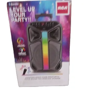 RCA Pulse Boom Led Party Speakers - Colorful Design for Audio Entertainment, Ideal for Parties and Events - Smartphone