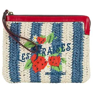 Patricia Nash Les Fraises Woven Wristlet