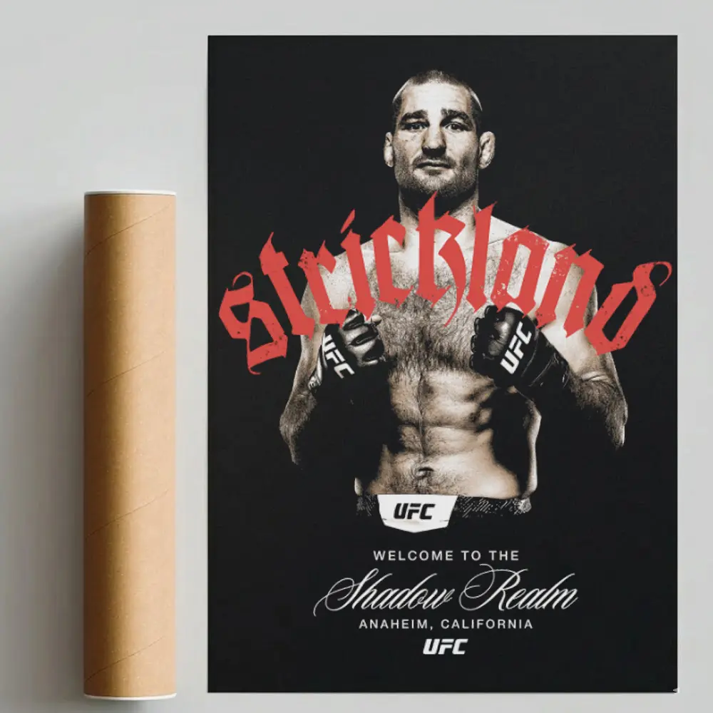 Sean Strickland Poster UFC Style Wall Art Room Decor HY1448