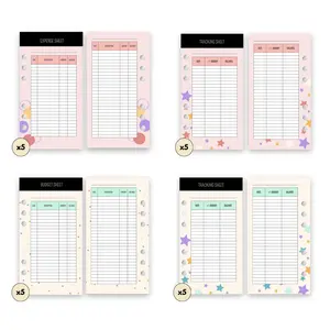 A6 20 Expense Tracking Sheets