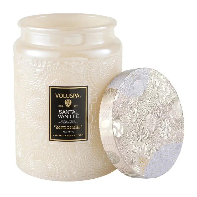 Voluspa Large Jar Candle Santal Vanille 18 oz