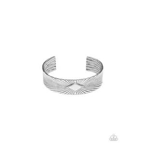 Magnate Mecca - Silver Cuff Urban Bracelet - Paparazzi