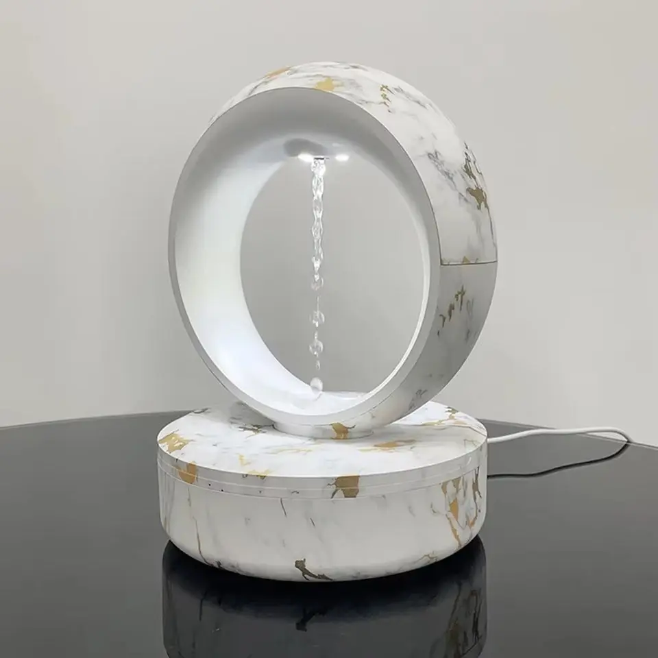 680ML Perfume anti Gravity Humidifiers Water Drop Mini Air Purifier Essential Oils USB Ultrasonic Diffuser Office