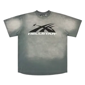HELLSTAR SPORTS LOGO T-SHIRT GREY