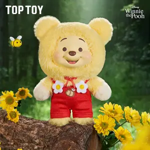 【TOPTOY】 Winnie the Pooh Candy Bear Series Vinyl Plush Blind Box-Perfect Thanksgiving Gift, Unique HolidayHome & Office Decorations