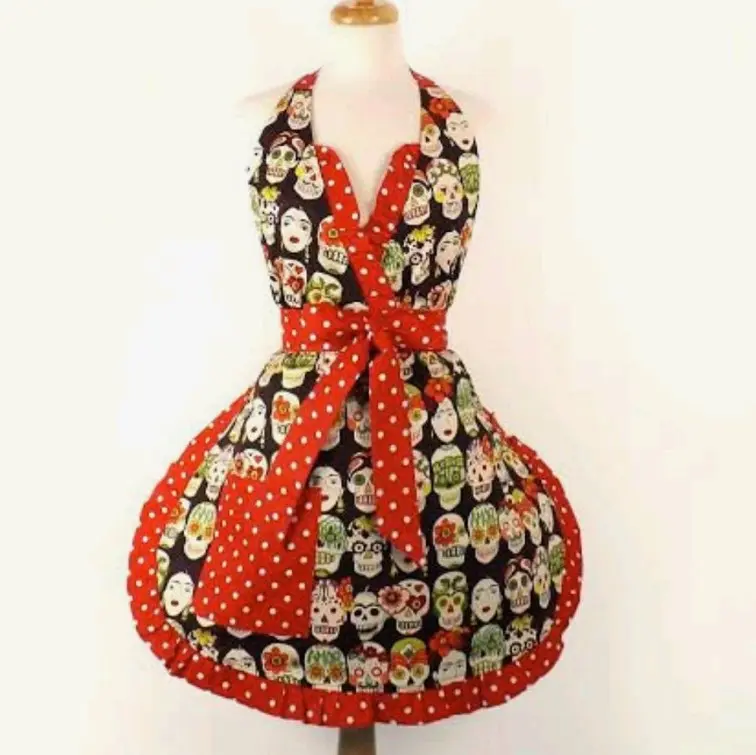 Frida and Skulks Apron #AP741
