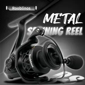 Rooblinos Fishing Reel Series Rs2000-5000, High-Speed Spinning Reels for Saltwater & Freshwater Fishing, Durable Design for All Anglers, Fishing Tackle