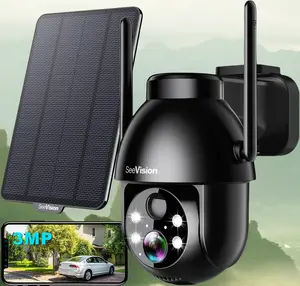 Seevision 2K HD Solar Powered Cam | 7-Day Free Cloud Storage Included-