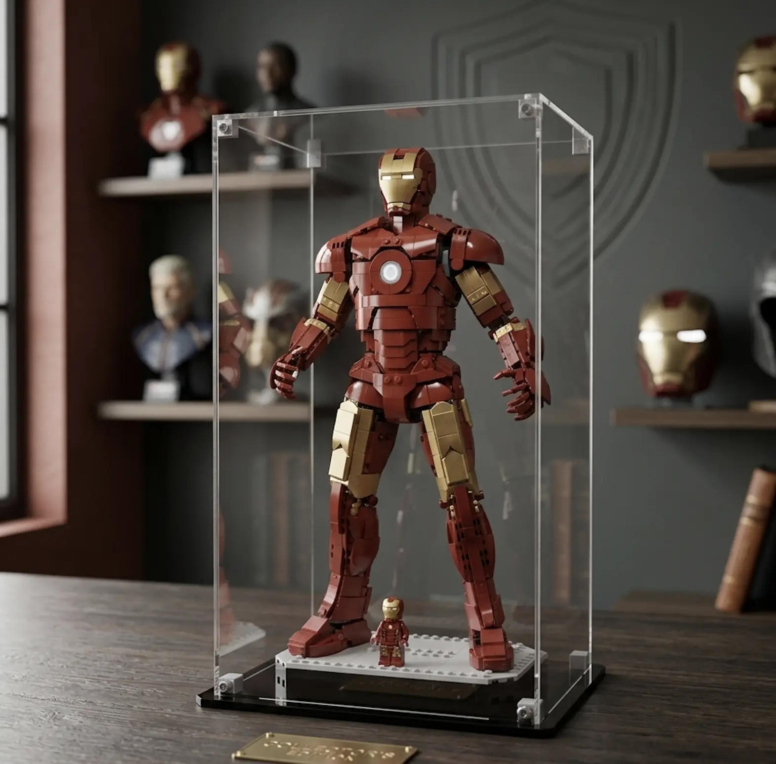 Display Case for LEGO® Iron Man Mark 3 Collectors' Edition (76344)