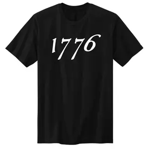 1776 Unisex T- Shirt l DEFEND LIBERTY APPAREL l USA MADE l Cotton Classic Fit - Menswear Top Apparel Man Tshirt Casual Crewneck