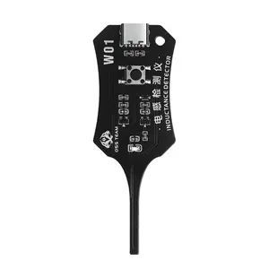 Type-C Inductance Tester Motherboard Coil Tester Electronic Circuit Board Inductor Detector for Phone Motherboard Component Repair Electromagnetic Induction Quick Fault Check Tool