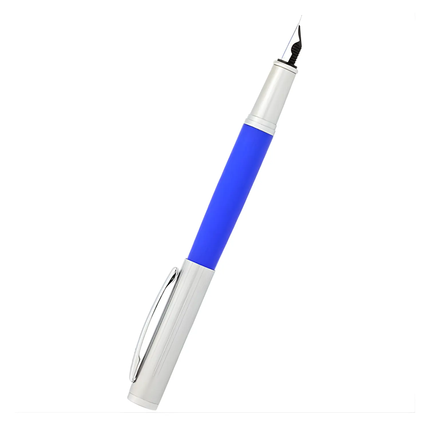 FRP Quickdraw Flex Fountain Pen for Unisex Adults, Magnetic Cap Closure, Sturdy Metal Body, Converter-Filled Ebonite Flex Nib, 5.5 Chrome Nib, 1.2cm (0.5in) Body Diameter, 13cm (5.1in) Length, 28g Weight, All-Season Fountain Pens