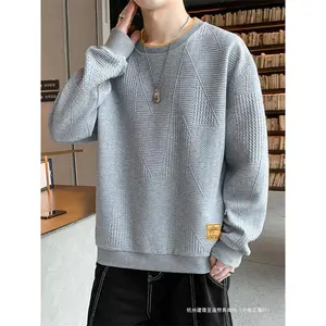 Clearance Store Withdrawal Final Orders Men's Long Sleeve T-Shirt Men's Trendy Waffle Sweatshirt