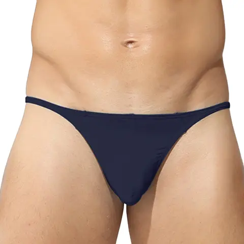 1 Piece Men's Fashion Plain Thong, Hip Lifting & Elastic Waist, Stretchy Soft Comfort Design, Bikini Style Underwear, Classic, Elasticity Design Underwear