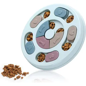 Dog puzzle toys, dogs food puzzle feeder toys for IQ training & mental enrichment, dog treat puzzle (blue) Dog puzzle toys, dogs food puzzle feeder toys for IQ training & mental enrichment, dog treat puzzle (blue)