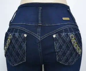 USC-F022 Sexy Roxie Foxy Butt Lifter Levante Cola    Waisted Skinny with Lift Leg Rise Tummy Control Ripped High Waist