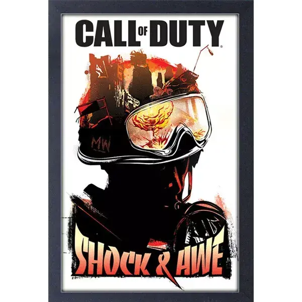 Call Of Duty Shock Gelcoat Poster Video Games Cod Gift Fun Classic! Funny Poster, Fun Poster, Wall Decor