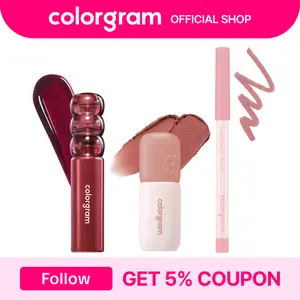[NEW] COLORGRAM BUTTER & GLAZE TRIO | 3-Step Lip Combo for Blurred, Plump & Juicy Glass Shine Lips | Long-Lasting & Non-Sticky Shine | Korean Lip Makeup