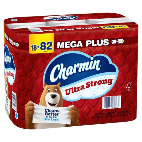 Ultra Strong Toilet Paper Roll (18 Mega Plus Rolls)