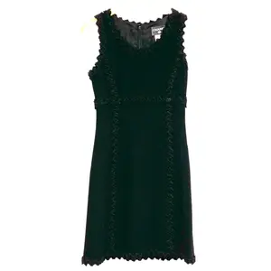 Pre-owned CHANEL Tweed Small Leather Goods Coco Mark Dress