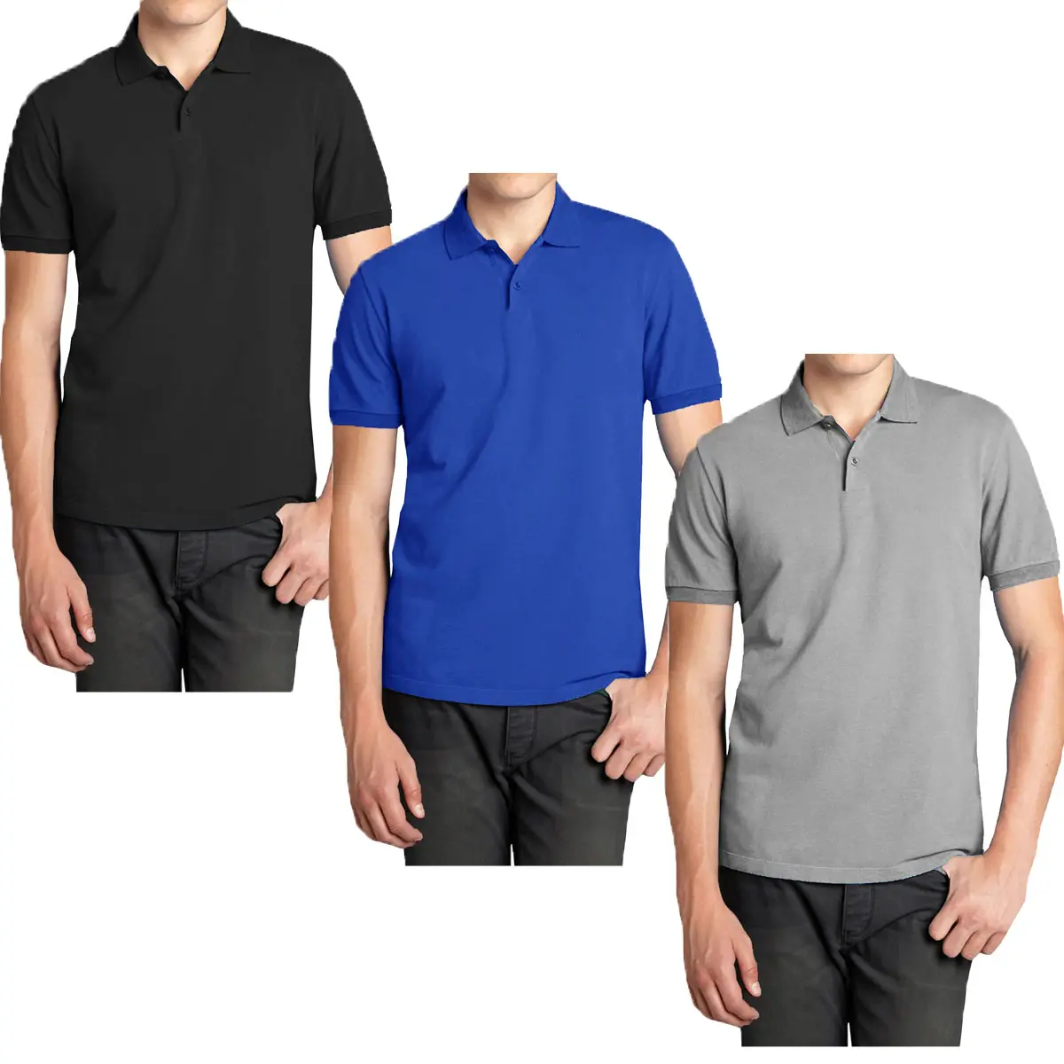 Black-Royal-Heather Grey