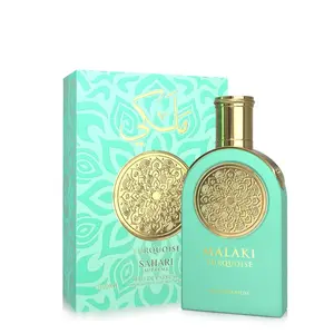 Sahari Malaki Turquoise Eau de Parfum for Women 3.4 fl oz (100 ml) | Luxurious & Sophisticated Fragrance with Litchi, Jasmine, Vanilla & Sandalwood