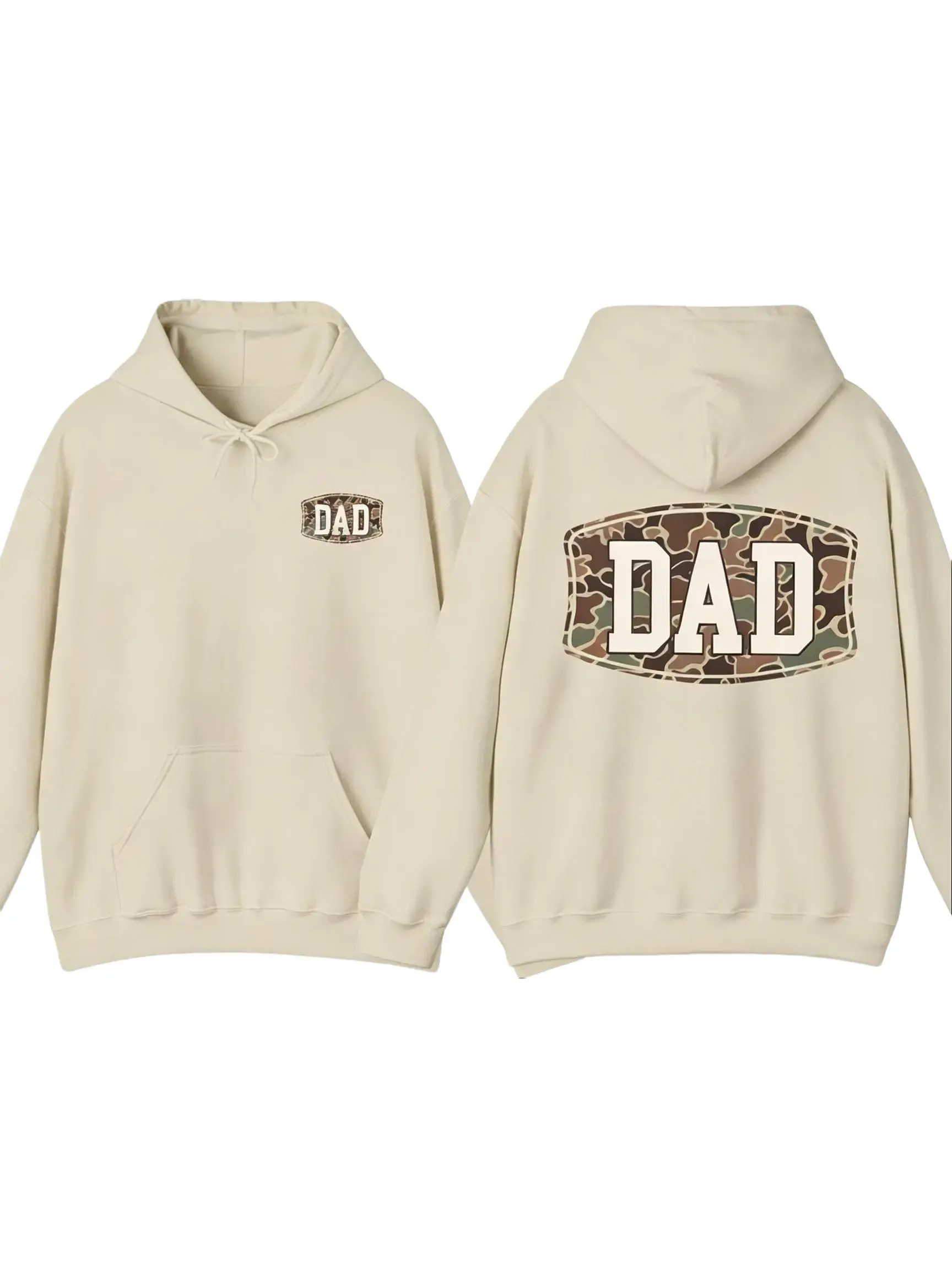 Women's 2-Sided Camo Print Hoodie - 2XL Casual Streetwear Pullover, Bold Camo Humor, Trendy Looks, Mens Gifts, Graphic Apparel for Fathers Sweatshirts Breathable, Camouflage, Dad Fit Women's Hoodies, Hooded Head Cover Women's Hoodies, Hoodie/Jumper