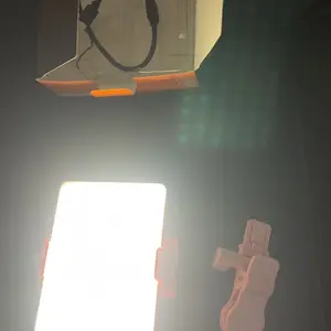 Clip-On Selfie Light, Selfie LED Lights, 60-LED Cellphone Fill Light, CRI 95+ with 3 Dimmable Light Modes and 10-Level Brightness Adjustment, Rechargeable Clip Fill Video Light #TOP PICKS