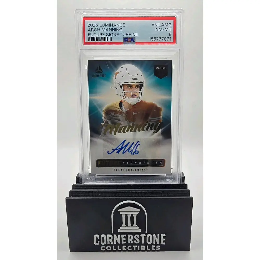 2025 Panini Luminance Future Signatures Arch Manning Autograph Sport Card - Single Card, #NIL-AMG, Serial Numbered /100, Autograph Sport Cards