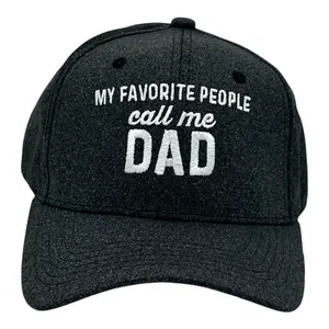 My Favorite People Call Me Dad Hat Funny Sarcastic Fathers Day Graphic Novelty Cap Funny Hats Dad Joke  Novelty Caps for Men Black - Standard