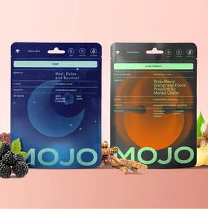 MOJO Day & Night Gummy Bundle - 50 Count (Pack of 2) Vegan and Gluten Free - Supplement, Dietary, Natural, Fitness Healthcare Edible Brain Optimum