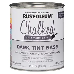 Rust-Oleum 287689 30 oz. Chalked Paint- Dark Tint Base