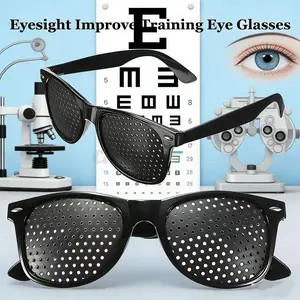 Unisex Pinhole Glasses Anti-MyopiaAstigmatism Glasses Men's Women's Vision|Improvement Strabismus Correction FatigueGlasses tech